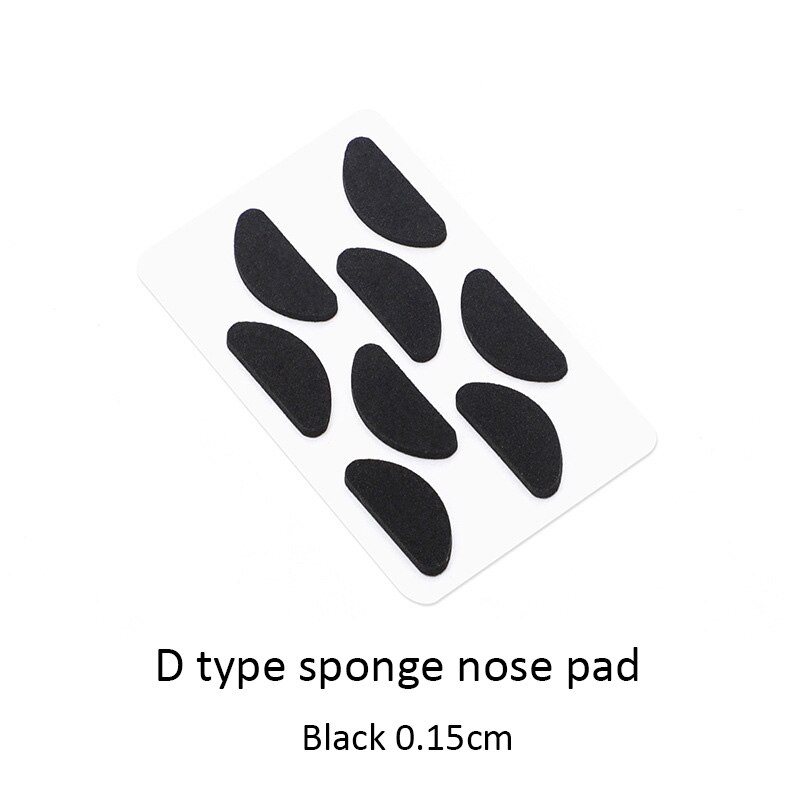 Blødt skum/silikone næsepuder selvklæbende briller eva næsepuder anti-slip briller ingen makeup næse puder briller næse puder: 8