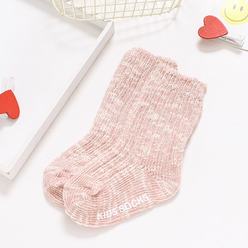 Hylidge Cotton Baby Boys Girls Socks Winter Knit Warm Ankle Socks for 0-4 Years Children Mix Color Infant Baby Sock Cheap Stuff