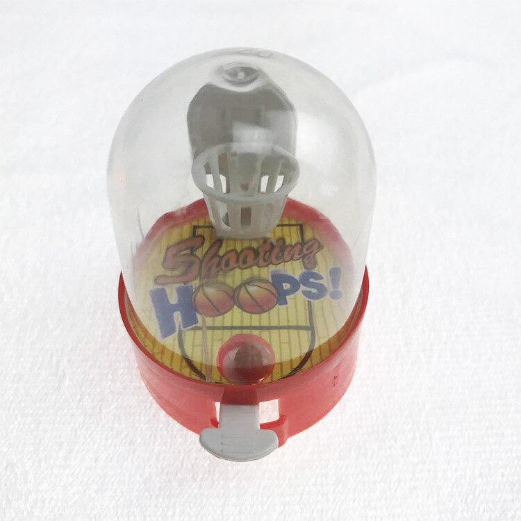 Mini Handheld Basketbal Palm Basketbal Shooting Game Kinderen Educatief Desktop Speelgoed Kraampjes Producten: Rood