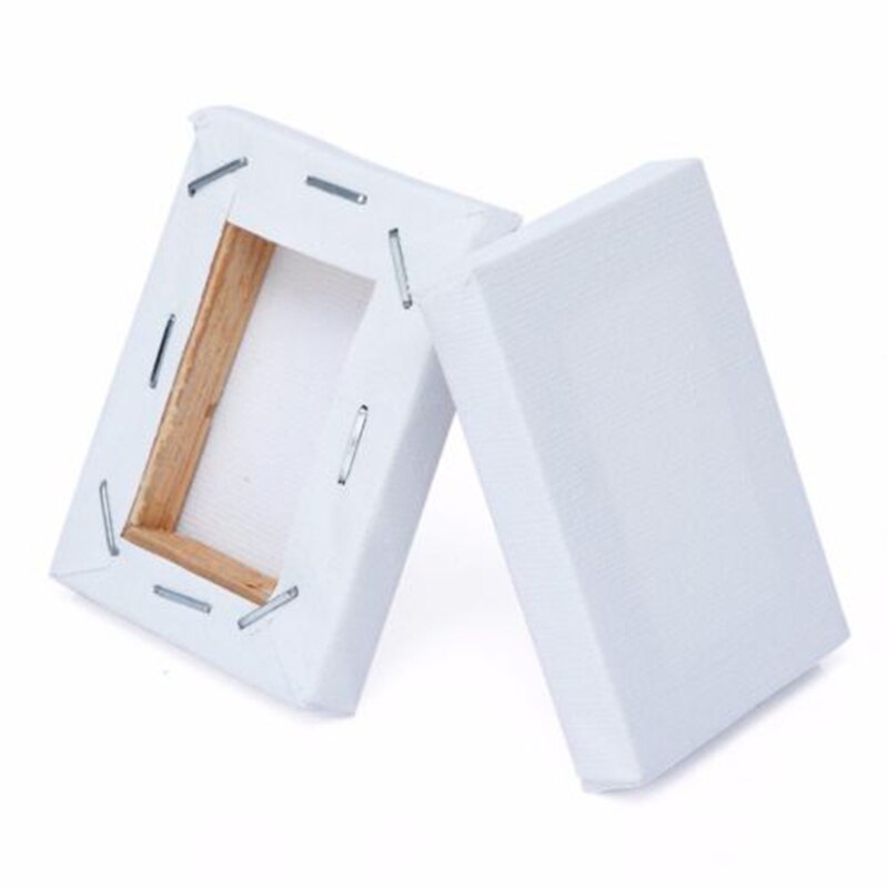 Set Of 10pc Artist Blank Canvas Frame Stretcher Acrylic Oil Water Painting Board Pre-stretched Cotton Painting Paint Art Boards