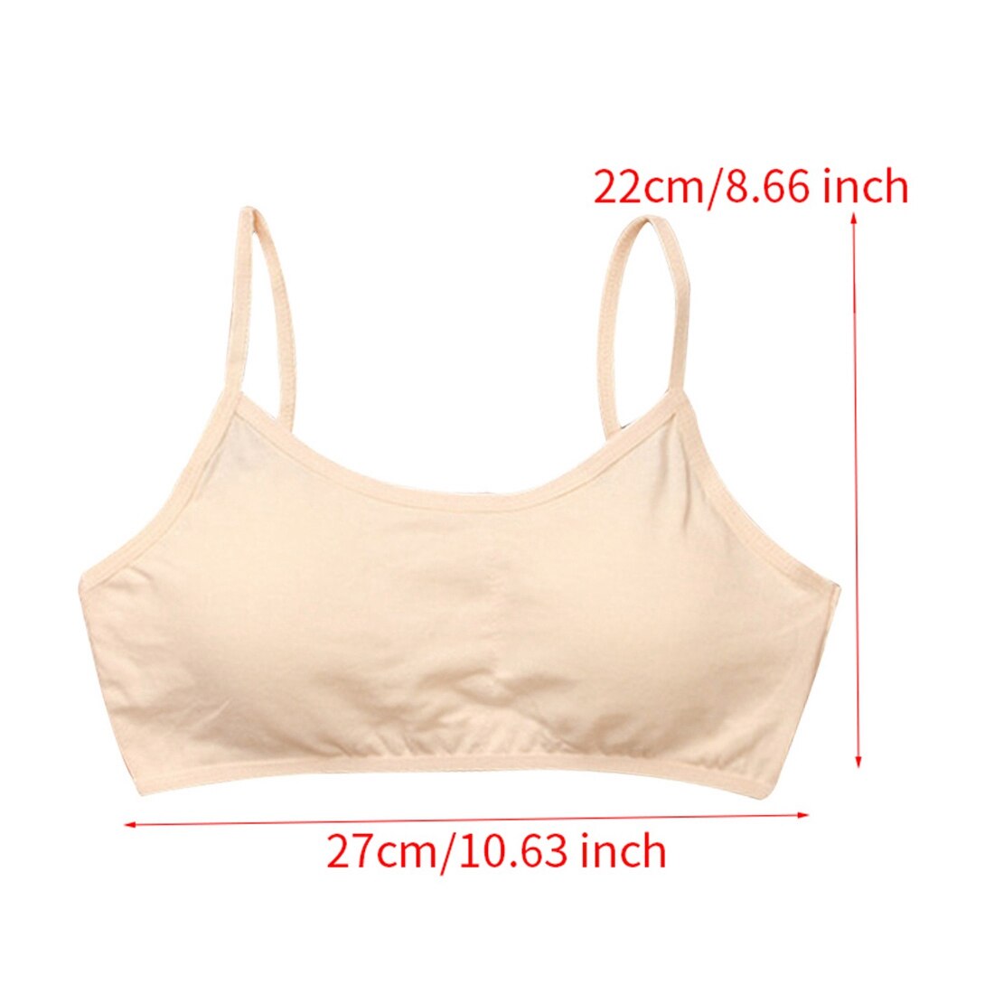 Cotton Kids Bra Wireless Training Bras Puberty Girls Underwear Girl Sport Bras Teenage Full Cup Seamless Underwear 8-15Y