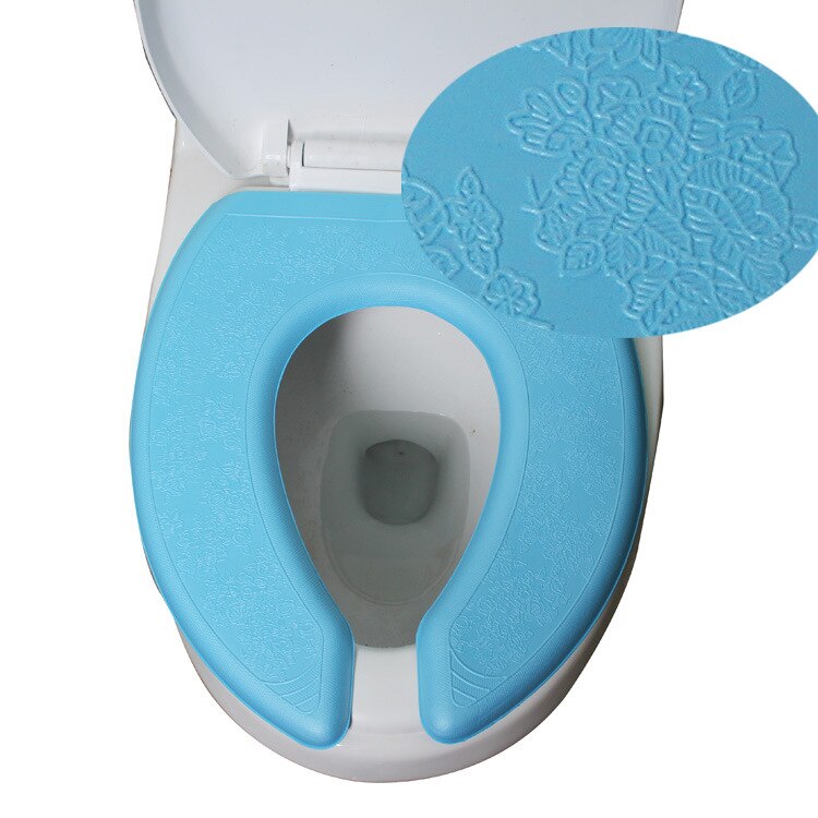 EVA Bathroom Toilet Seat Closetool Washable Soft Winter Mat Pad Toilet seat Bidet Covers