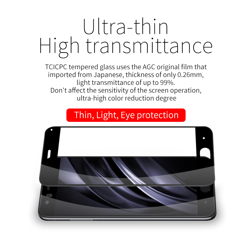 3PCS Full Glue 3D Tempered Glass For Xiaomi Mi 6 Screen Protectors For Xiaomi Mi 6 Mi6 Protective film