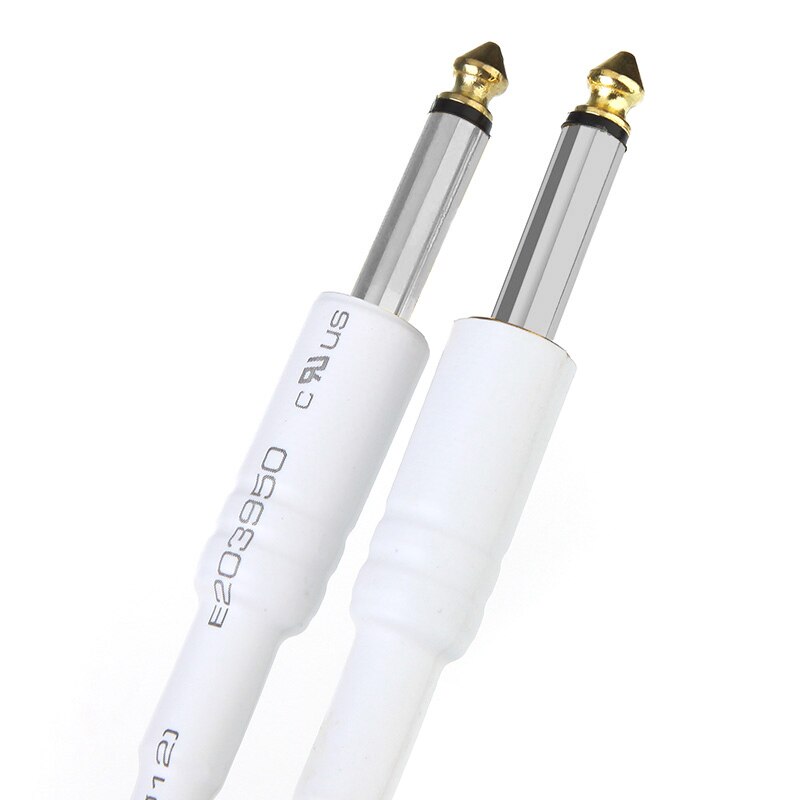 10FT Gitaar Bas Kabel 6.35Mm * 3M 1/4 "Instrument Kabel Voor Elektrische Gitaar Bas Mono Male Naar male Audio Kabel Gevlochten Draad Koord