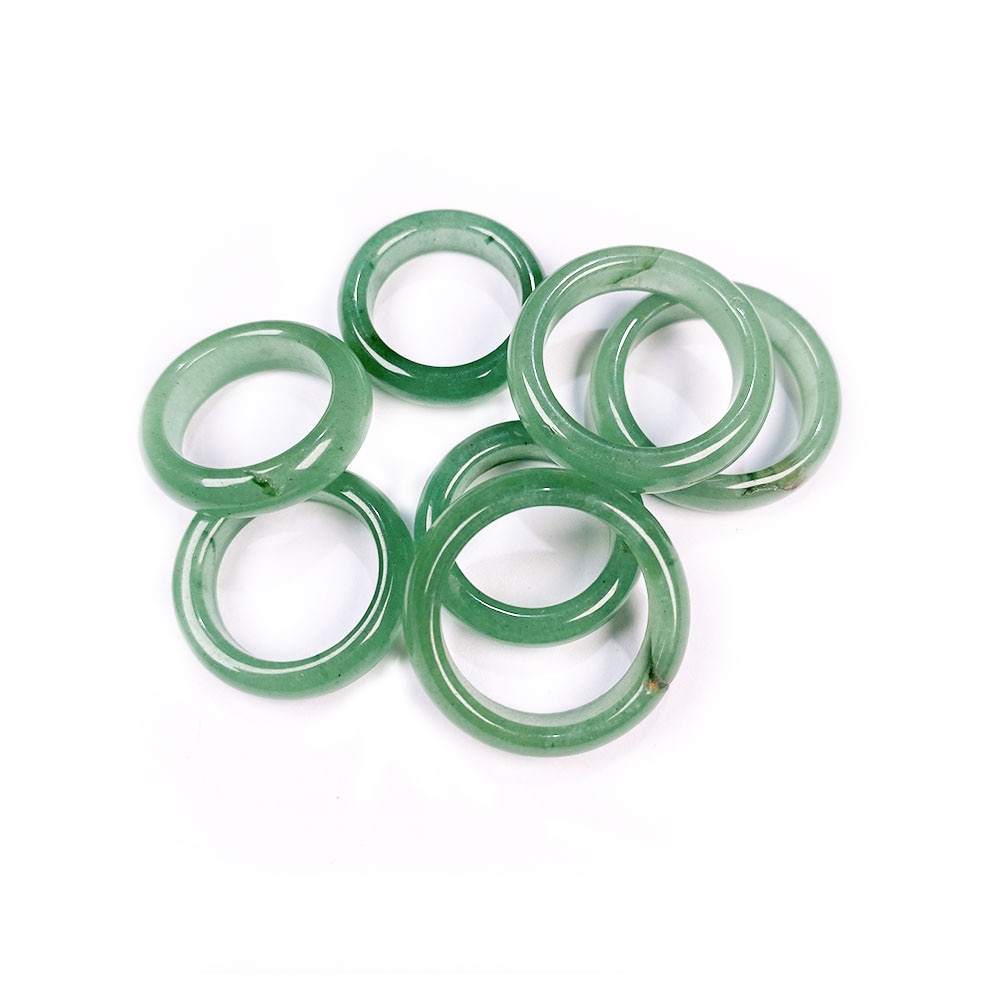 Natürliche stein ringe charme schmuck eine vielfalt von steinen zwei arten von modelle trendy für frauen oder freundin 6mm