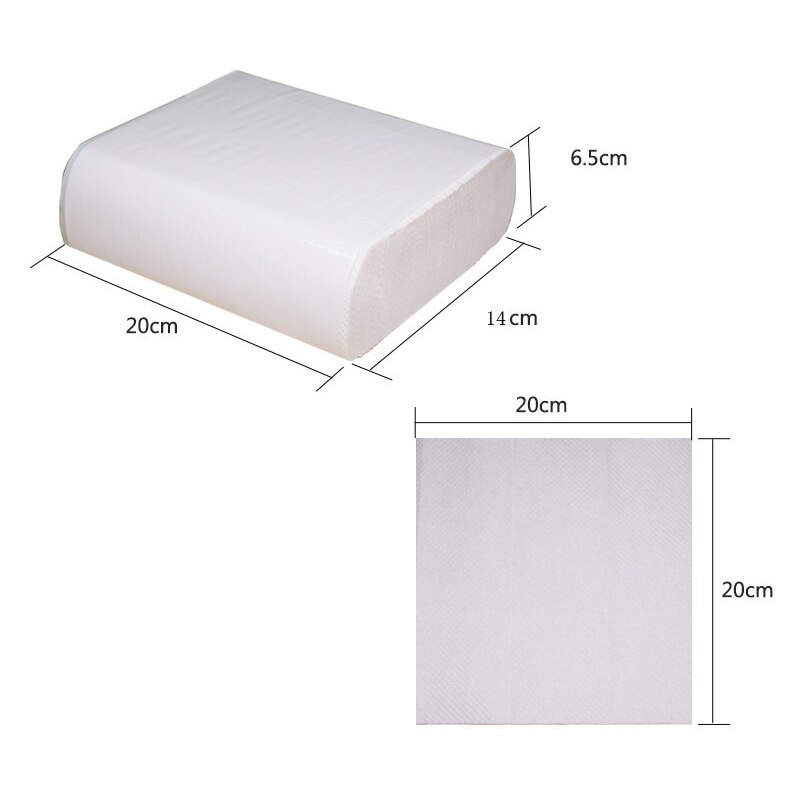 Blanc main serviettes de toilette rouleau mouchoirs serviette ménage papier toilette papier pratique 120 pcs/Pack épaissir papier de cuisine