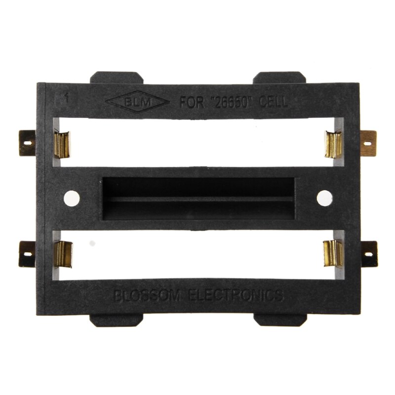 Selbstgebauter batteriebehälter aus 3.7v -bauteilen für 2x 26650 akkus mit 4 pins: Batteriehalter 2