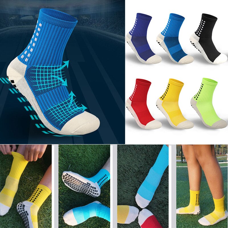 Ushine Professionele Sport Antislip Voetbal Sokken Katoen Mannen Calcetines Voetbal Fietsen Voetbal Sokken Vrouwen Mannen