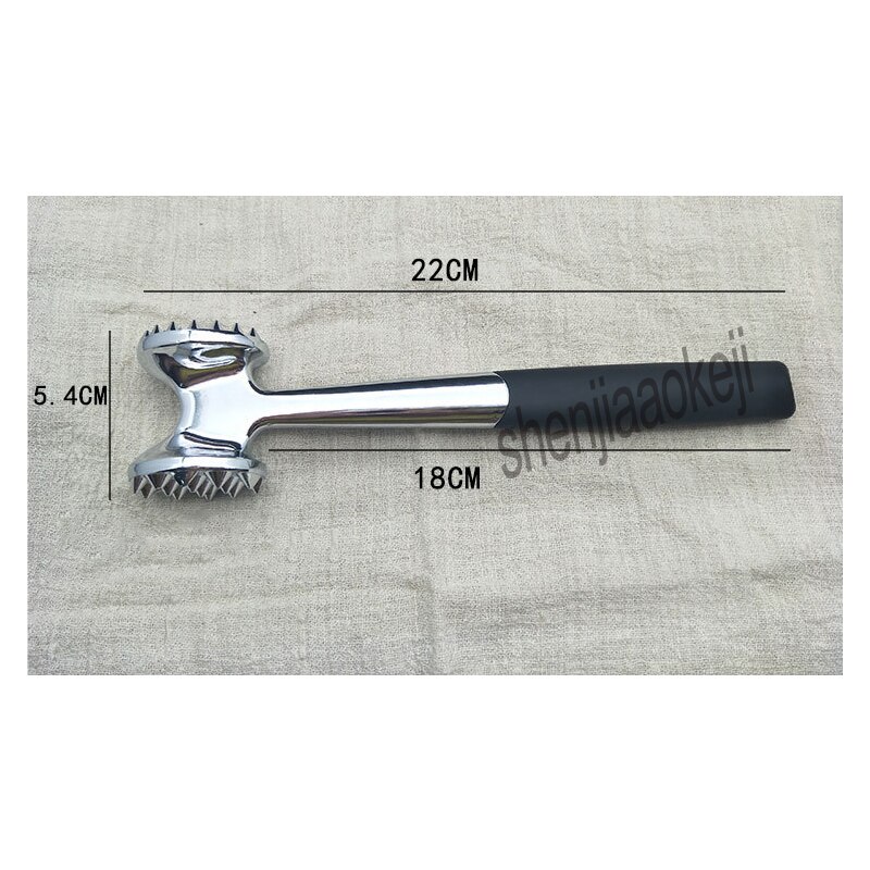Commercial Steak hammer integrated stainless steel beef Meat hammer tender meat hammer sirloin meat row tool household 1pc