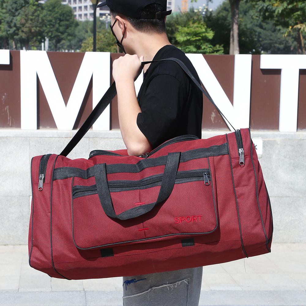 Mannen Outdoor Sport Sporttas Canvas Grote Capaciteit Schoudertas Voor Mannen Vrouwen Fitness Reizen Handtassen Tote Bolsas mujer