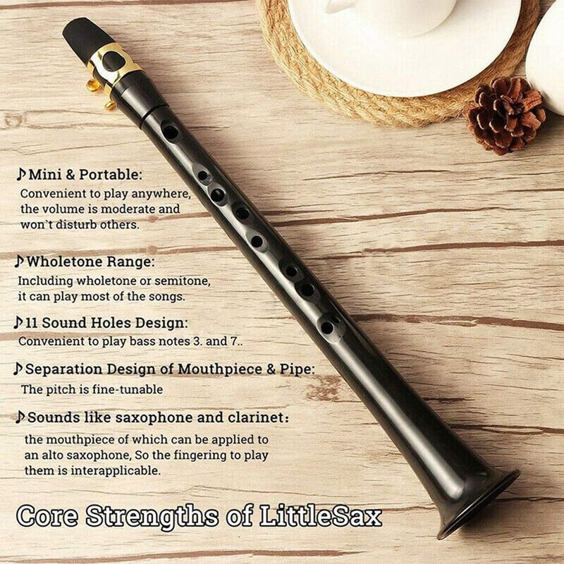 Mini Sax Portable Pocket Sax Saxphone Beginner Small Sax Little Sax Mini Alto Saxophone Simple Key C Pocket Music Tool
