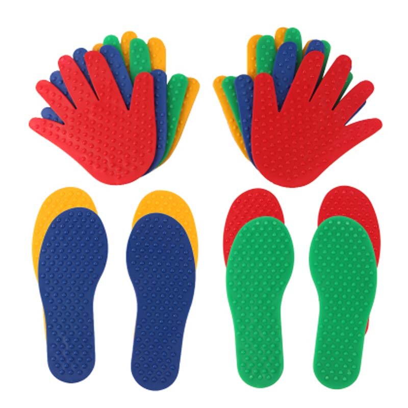 Kinderen Outdoor Speelgoed Kids Fun Games Hand Foot Print Kruipen Mat Sensorische Integratie Kleuterschool Outdoor Activiteiten Game Pad