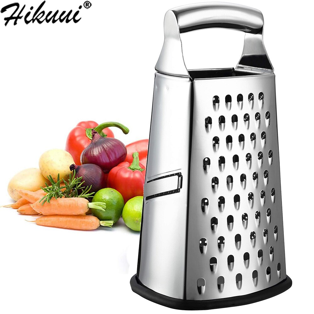 4 Sided Blades Vegetables Grater Shreder Stainless Steel Multifunctional Carrot Cucumber Potato Slicer Kitchen Slicing Tools