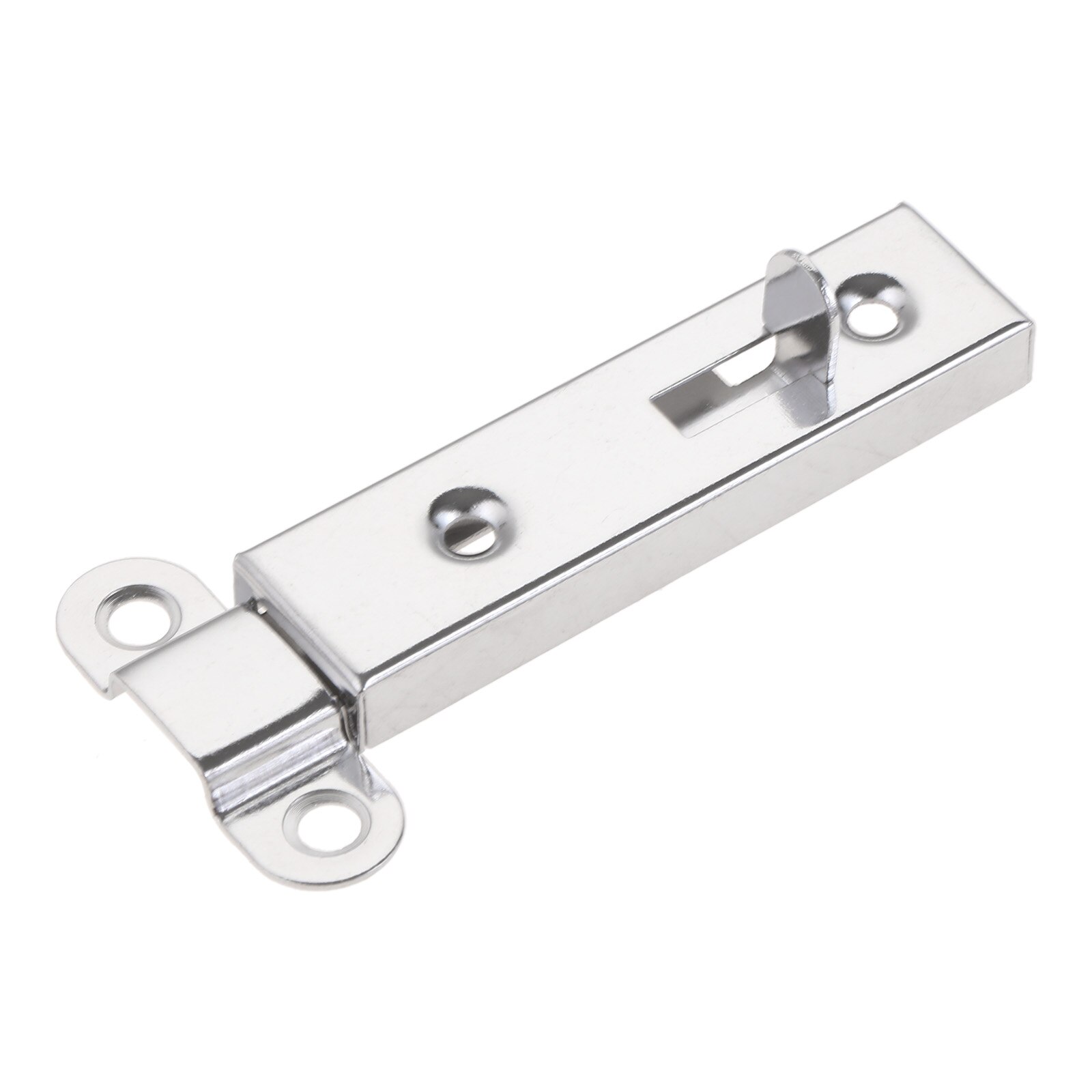 1pc Tür Fenster Sicherheit Bolzen Geschmack Öffnen sperren verriegeln Heimat Hardware- mit Schrauben 61*16mm Metall Silber