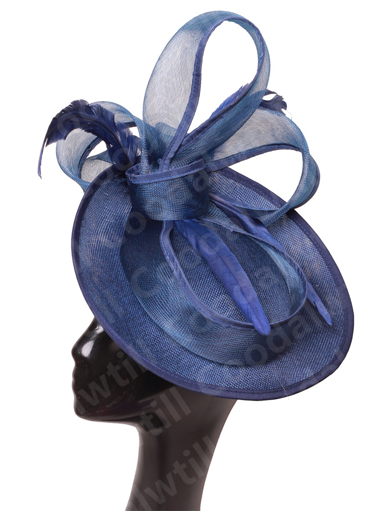 Rosa quente derby fascinator chapéu feminino casamento igreja acessórios de cabelo senhoras chique véu moda pillbox boné elegante festa millinery