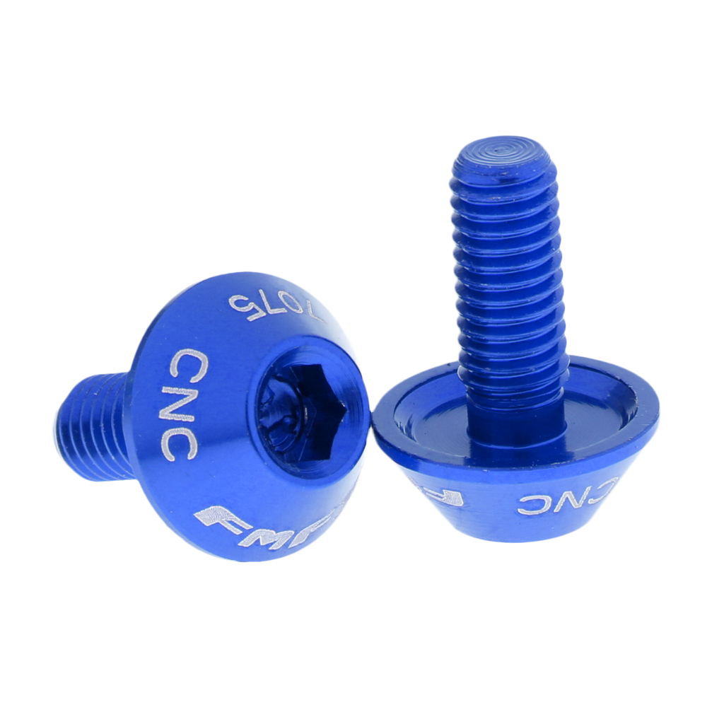 M5 X 12mm Water Bottle Cage Bolts Screws CNC Anodized: Blue