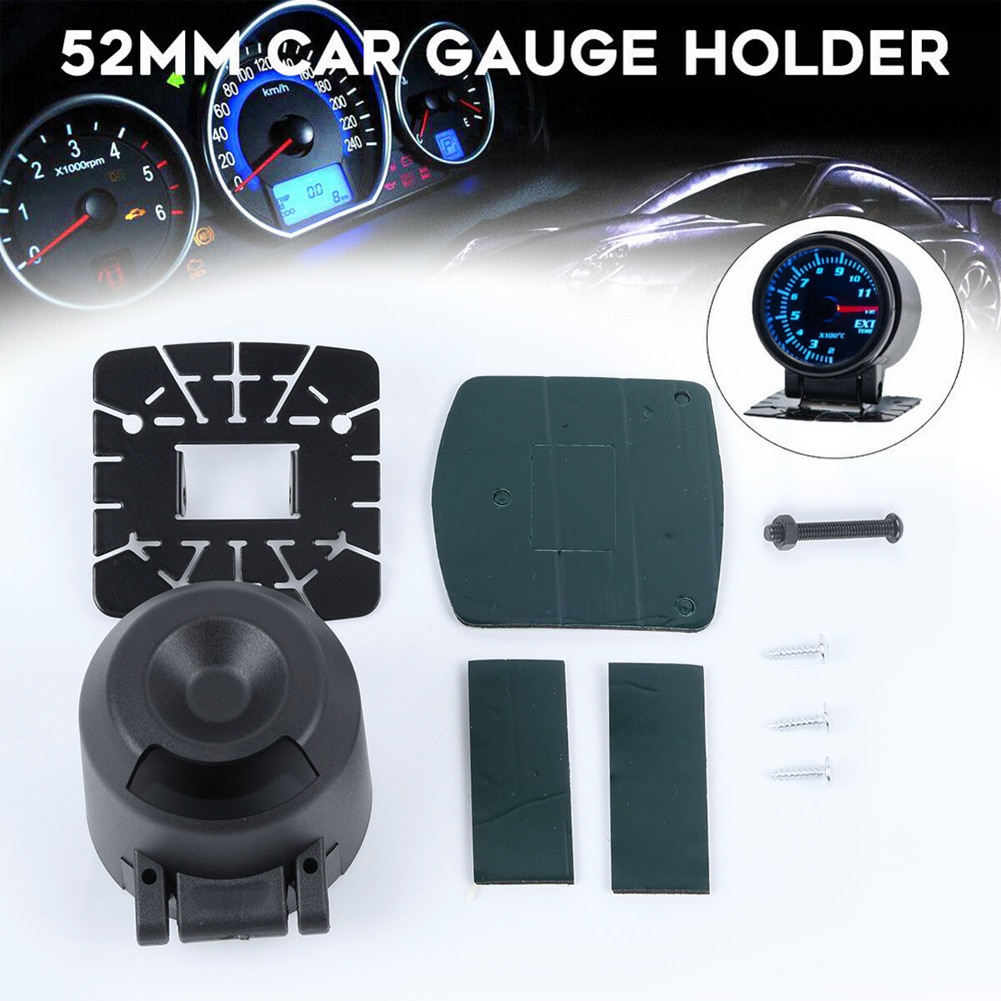 2 raceauto meterhouder enkel gat meter montage 52mm dashboard cups schelpen