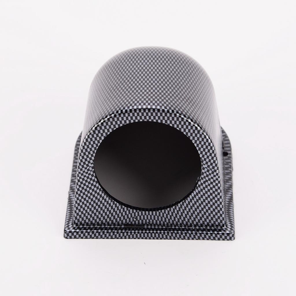 Universal One Single Holes 52mm Gauge Meter Dash Pod Carbon Fiber Printed