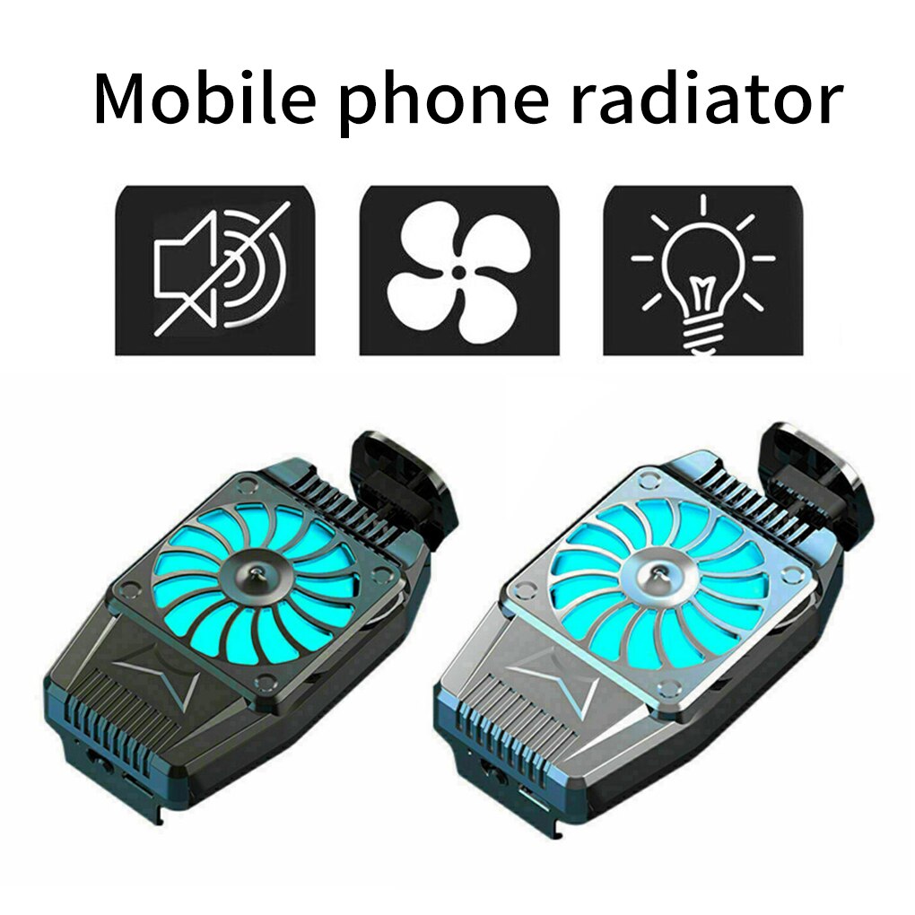 Universele Mini Mobiele Telefoon Koelventilator Radiator Usb Oplaadbare Game Koeler Mobiele Telefoon Cool Koellichaam Voor Iphone Voor Samsung