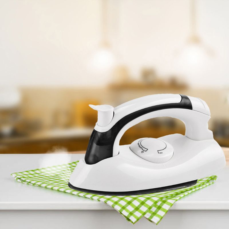 Mini Portable Foldable Electric Steam Iron for Clothes with 3 Gears Baseplate Handheld Flatiron Home Travelling Use