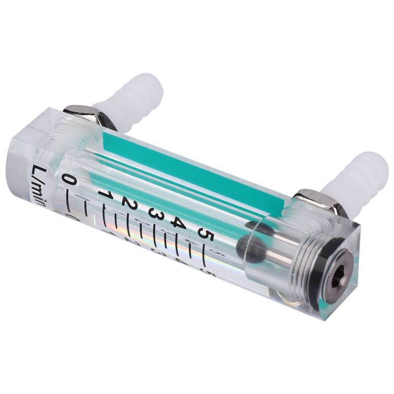 Flowmeter LZQ 1 Air Flow Rate Gauge 1~5LPM Oxygen Carbon Dioxide Measuring Flowmeter Gauge Water Flow Meter Recorder