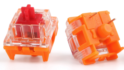 1PCS Keyboard switch Key switch Mechanical keyb Mechanical keyboard shaft: Orange