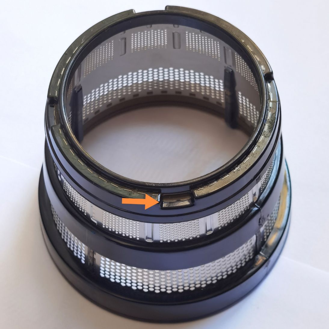 Filtro de exprimidor, filtro de pantalla de malla de jugo, agujero grande para Hurom, piezas de HH-SBF11, cesta de filtros de jugos