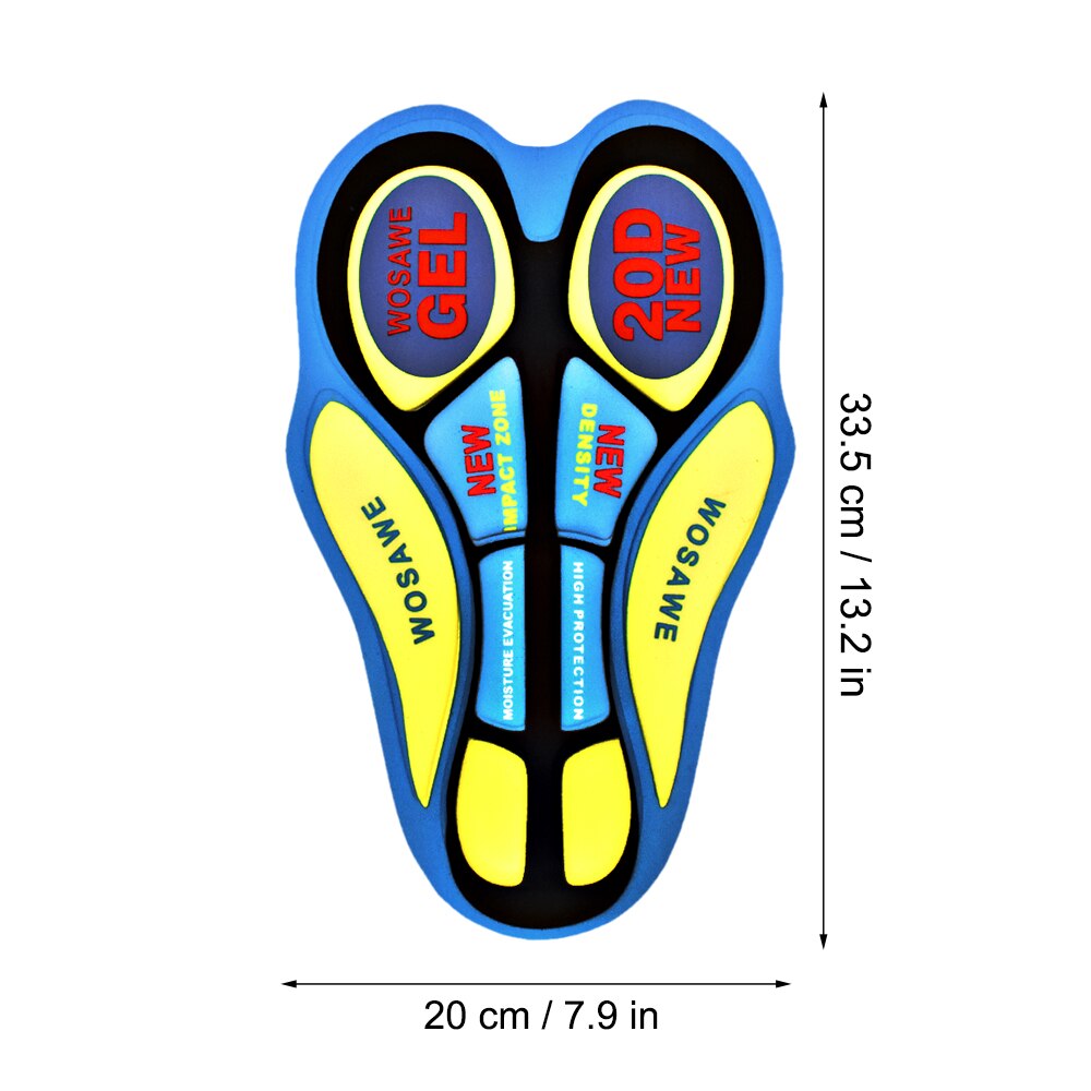 WOSAWE Radfahren Shorts DIY Kissen Silikon Atmungsaktive 3D 5D 20D Pads Bike Sport Tragen Reiten Basis Outdoor Radfahren Unterwäsche Gepolsterte