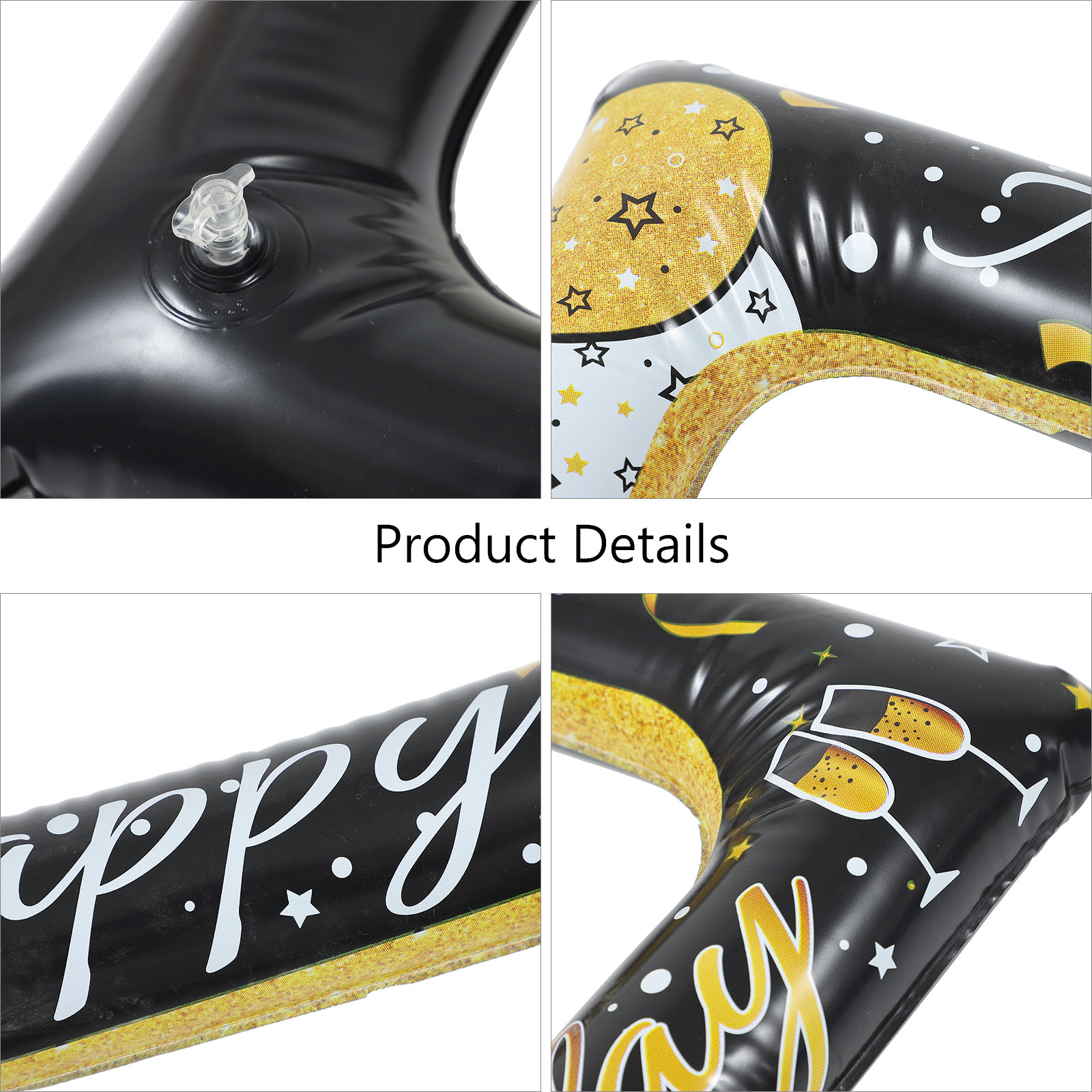 Aufblasbarer Fotorahmen, Geburtstagsdekorationen, Hand-Requisiten, Selfie, Photobooth-Zubehör, Partyzubehör, Bilderrahmen, Event