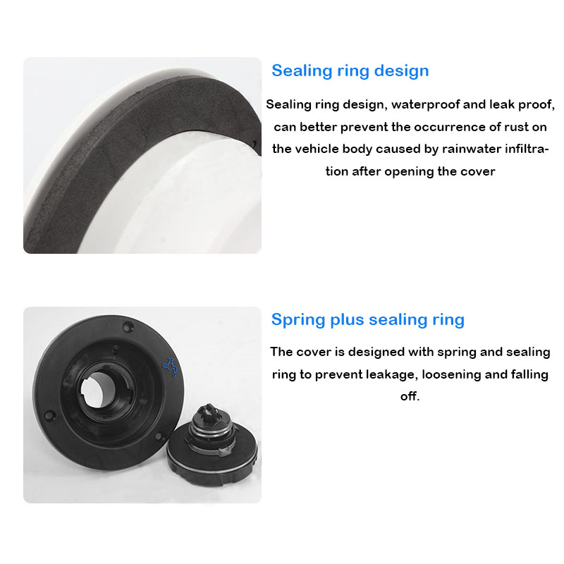 Gravity Water Inlet with Lock Water Tank Filling Port Camper Waterway RV System Boat Camper Trailer White Caravan Accessories