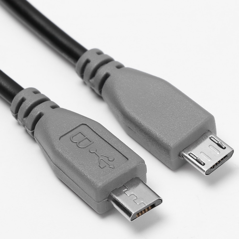 1Pc Male To Male Micro USB To Micro USB OTG Data Cable 5 Pin Charging Cord Phone Tablet Adapter Computer Converter Supplies