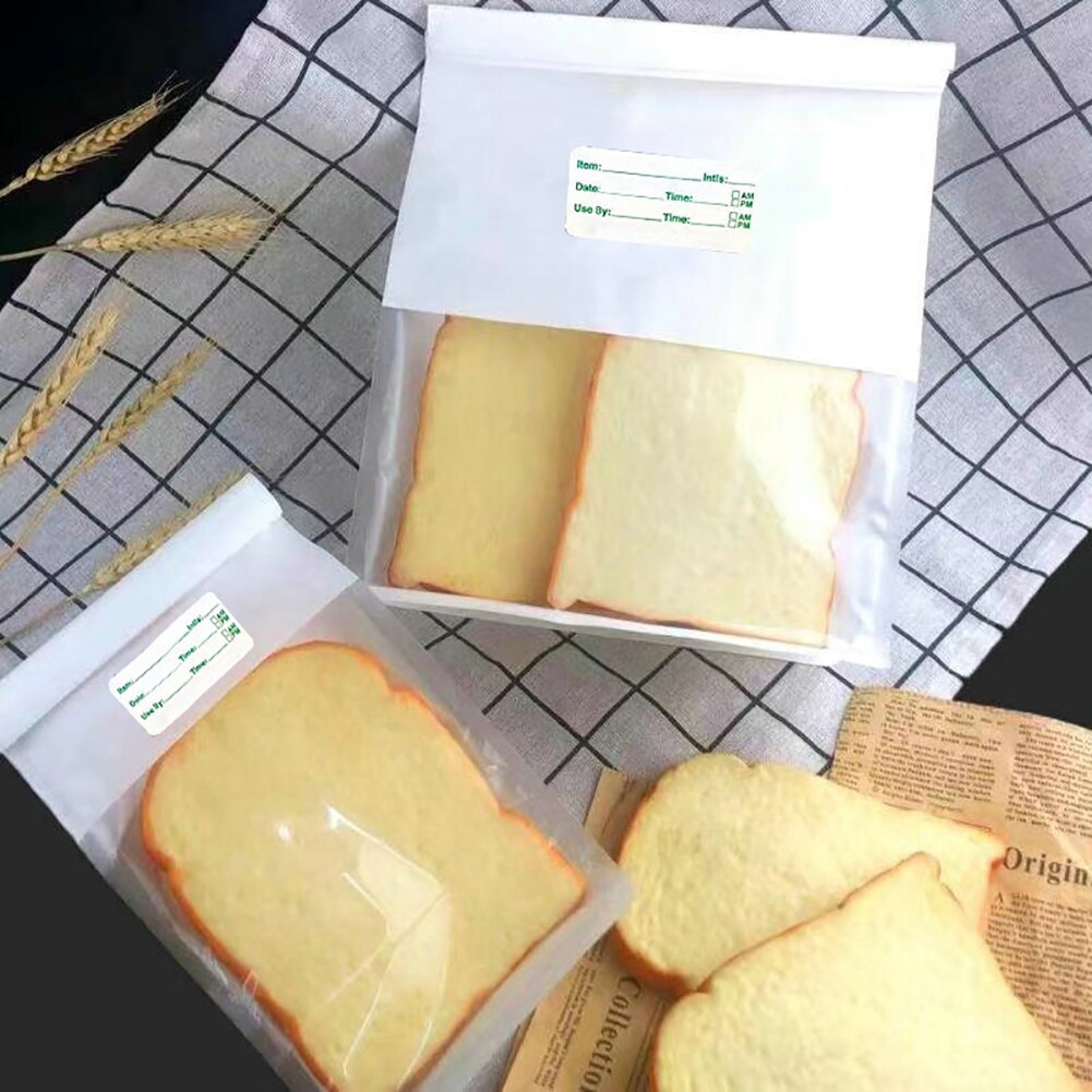 250 Pcs Self-Adhesive Sticker Removable Labels Sticker Easy Clean Classification Storage Freezer Sticker Record Food Information