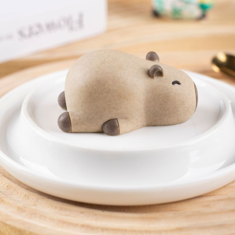 Søt capribara silikonform tegneseriedyr melkegelépudding silikonform hjem kjøkken baketilbehør fest restaurant