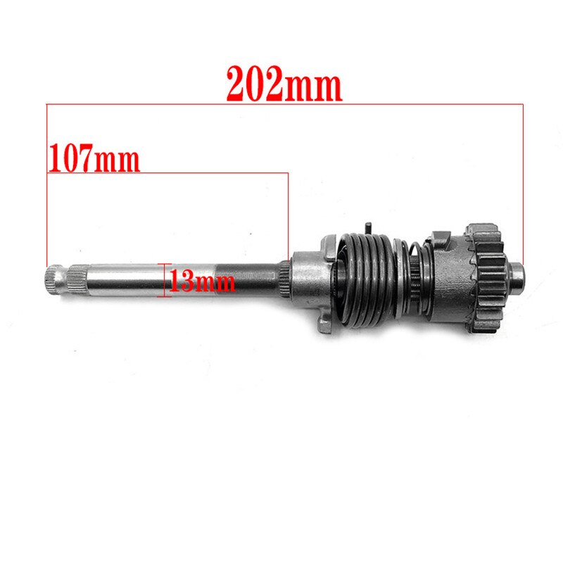 13mm kickstart axel / fjäder för lifan 125 125cc motor pit smuts cykel kick start reservdelar