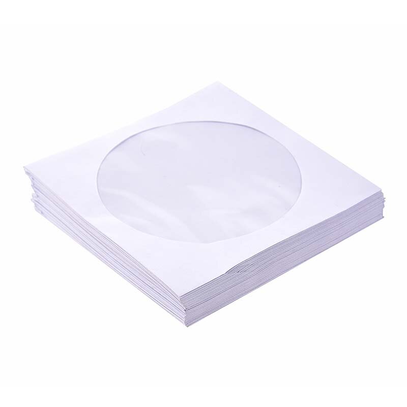 50 x 5 inch CD DVD pockets flap cover envelopes