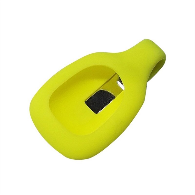 Mode Siliconen Beschermende Shell Voor Fitbit Zip Activiteit Tracker Riem Clip Vervanging Houder Cover Draagbare Accessoires: Yellow