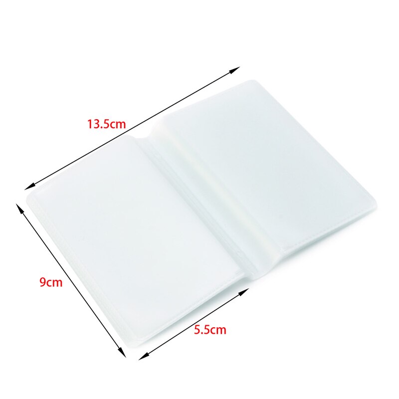 5 x 6Page 24Card Plastic Wallet Insert For Bifold Business Credit Card Holds