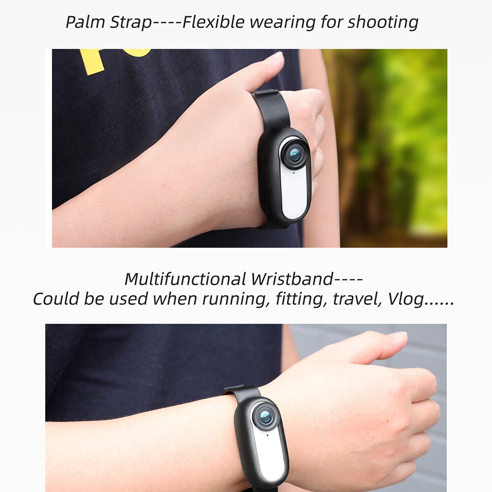 Insta360 GO2 cinturino multifunzione custodia in Silicone cinturino da polso zaino cinturino da bici espansione fotocamera per accessori Insta360 GO2