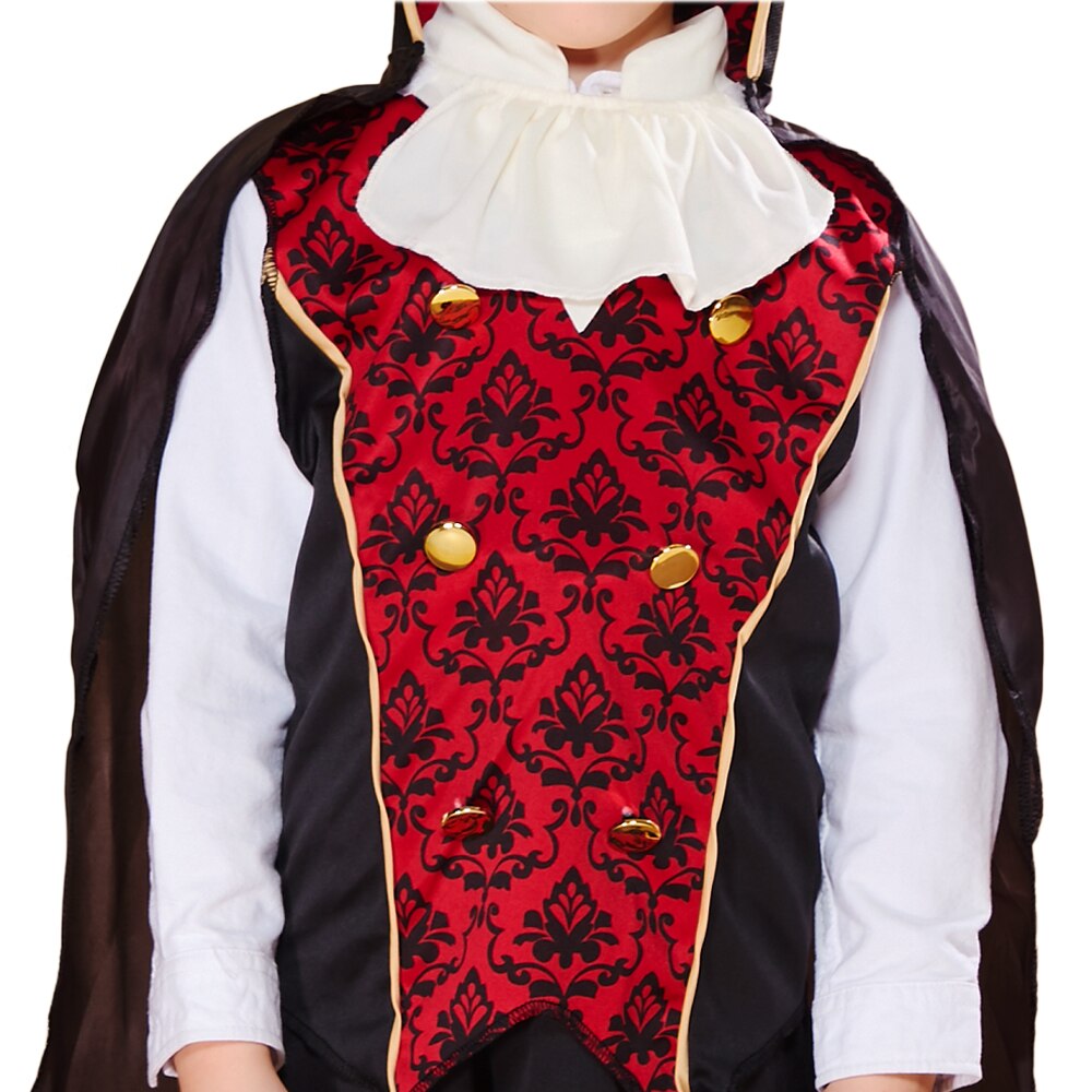 SNAILIFY-disfraz de vampiro Dracula, capa para niños, Halloween, carnaval, , fantasía,