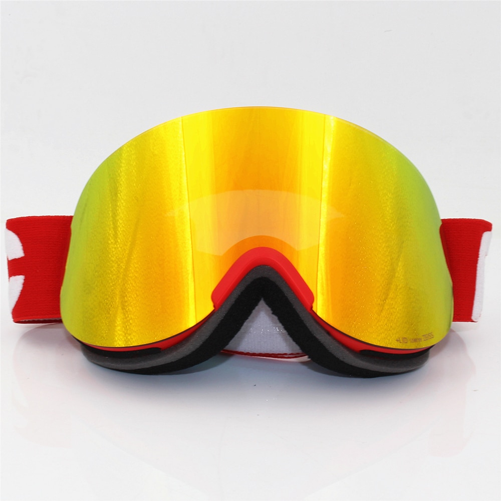 Originallock skidglasögon dubbla lager anti-dim lins stor skidmask glasögon skidåkning män kvinnor snö snowboard klarhet näthinnan