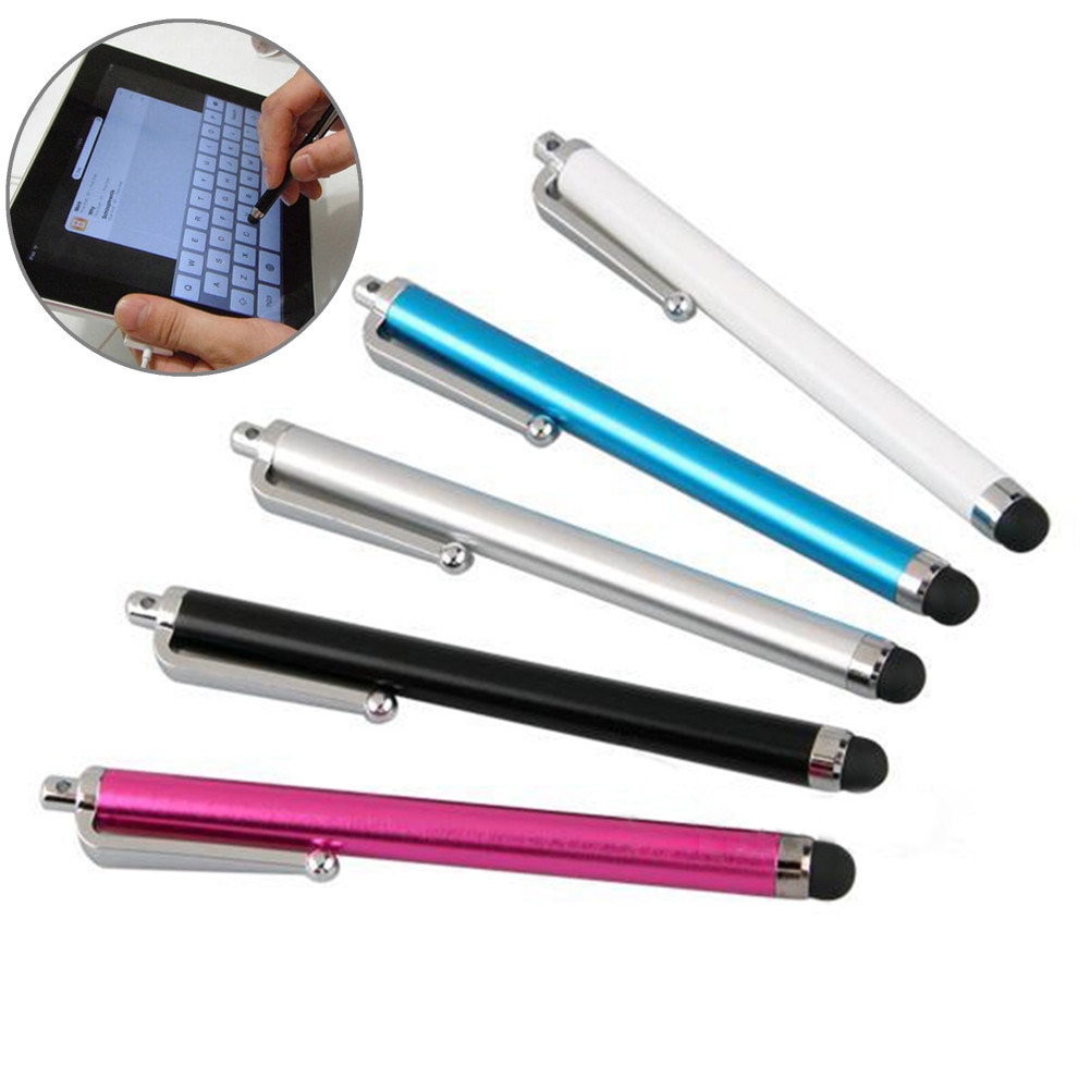 1Pcs Capacitieve Touchscreen Stylus Pen Voor Tablet Pc Ipad Telefoon Smartphone Ipod