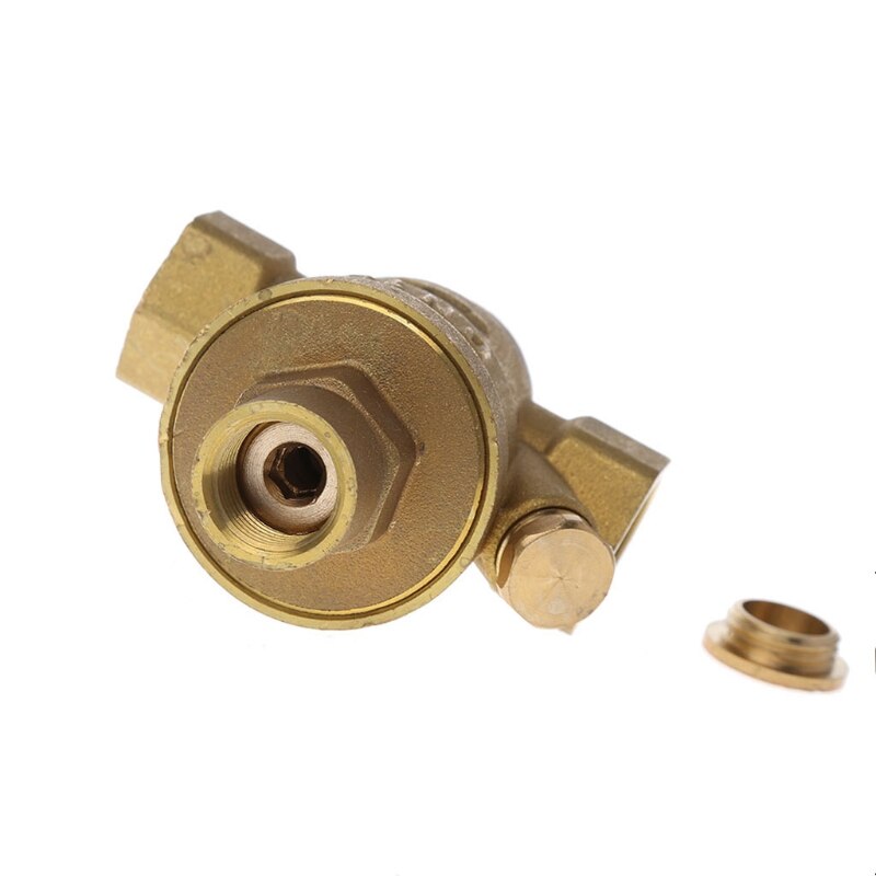 DN20 3/4” Brass Adjustable Water Pressure Reducing Valve With Gauge – Manual Operation