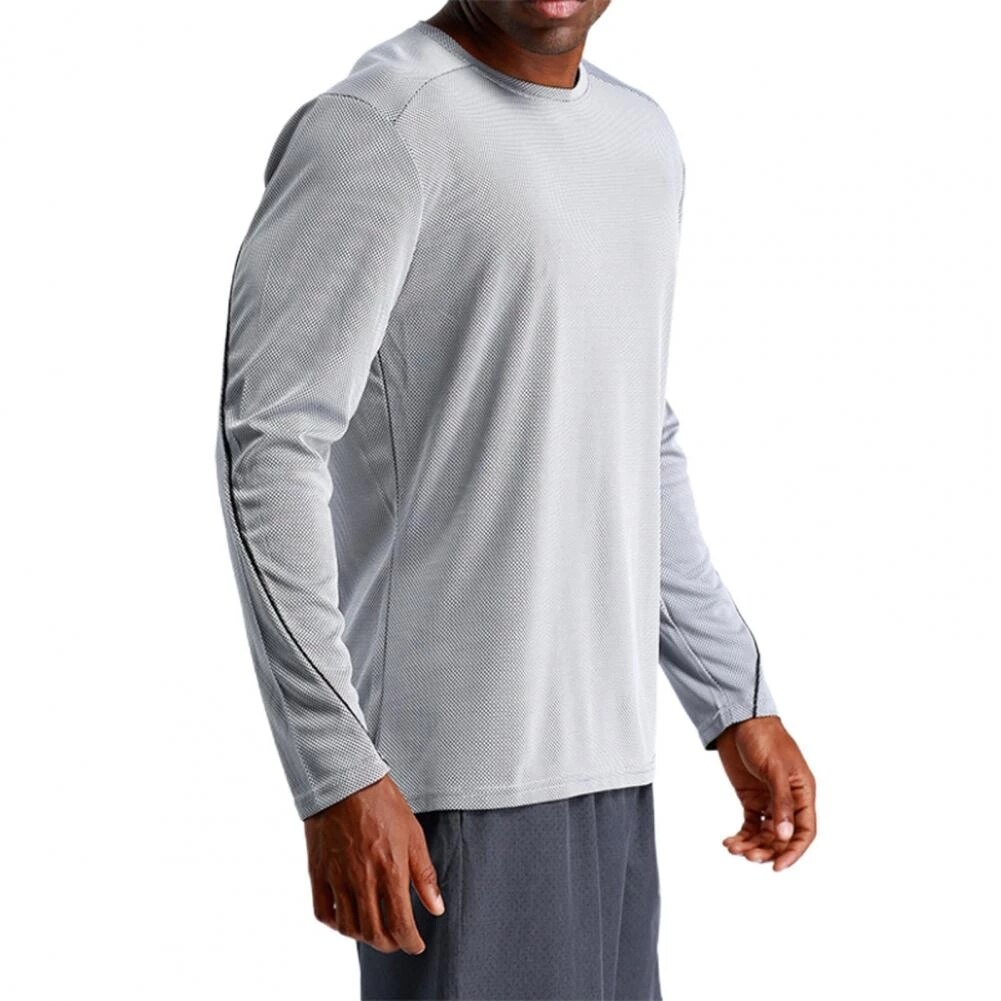 Koszulka do biegania męska koszulka z długim rękawem Quick Dry sport odzież sportowa na odzież sportowa koszulka treningowa męska koszulka treningowa Fitness