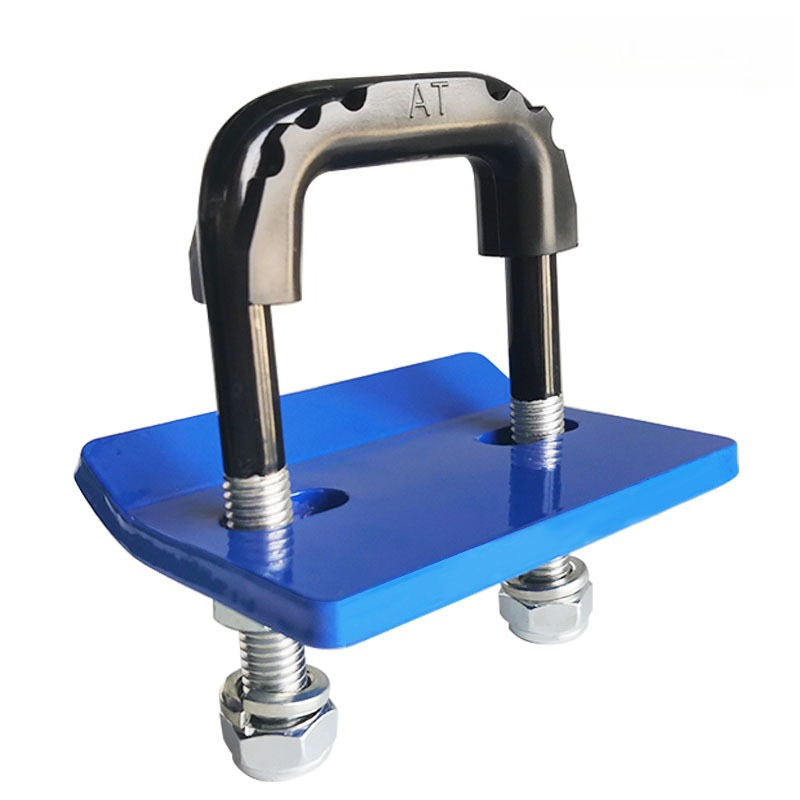 Trailer Damper U-Bolt Heavy-Duty General Anti-Rattle Stabilizer Hitch Tightener Lock Down Tow Clamp Trailer Couplings Parts: Blue
