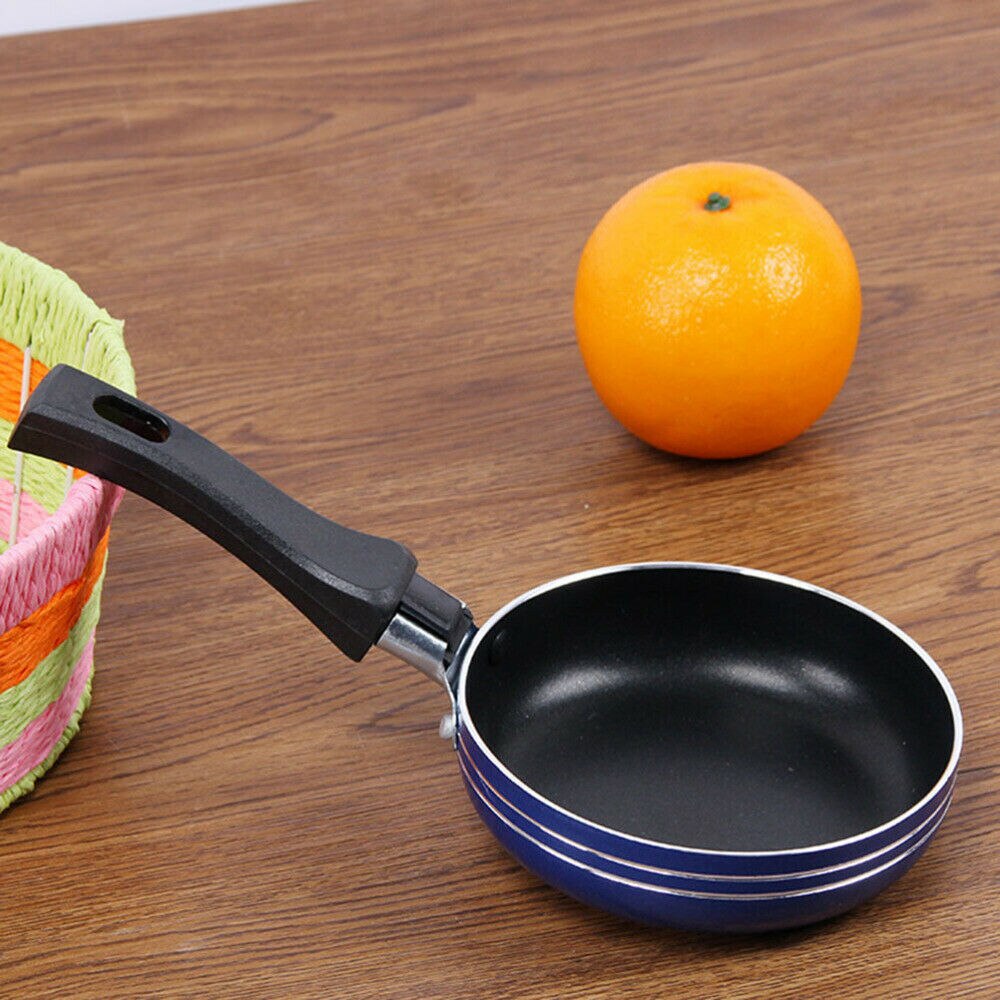 Mini sartén de tortilla portátil para el hogar, huevo escalfado, cocina pequeña antiadherente, sartén, utensilios de cocina, accesorios de cocina