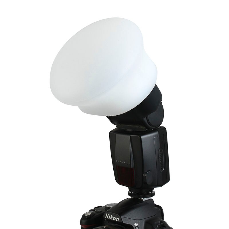 Flash Speedlight-difusor de rejilla de nido de abeja, Reflector de rebote con banda de Gel magnético, Kit de accesorios de filtros de Flash como MagMod, 9 Uds.: Sphere with Base