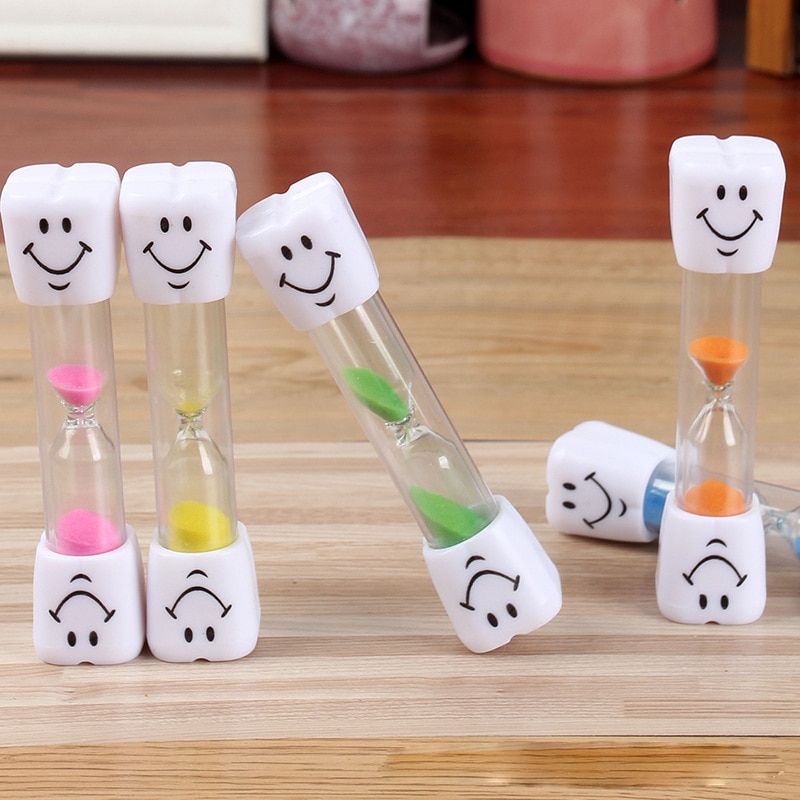 SKTN Children Kids Hourglass Toothbrush Timer 3 Minute Smiling Face For Cooking Sandy Clock Brushing-Teeth Timer Sandglass