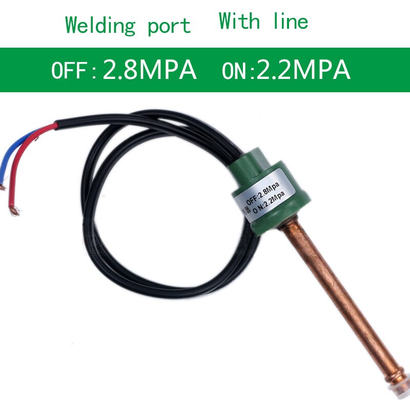1pc Pressure Switch for automotive air conditioning refrigerator air compressor tool water pump pressure control switch Valve: 2.2-2.8Welding-B