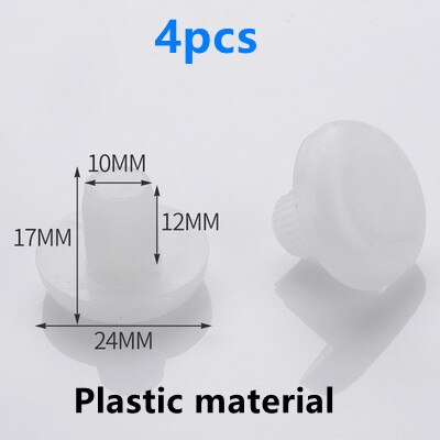 10pcs Silicone Stem Bumpers Screws Hole Plugs Anti collision Embedded Soft for Cabinet Doors and Drawers Anti-slip Foot Pad: 24mm