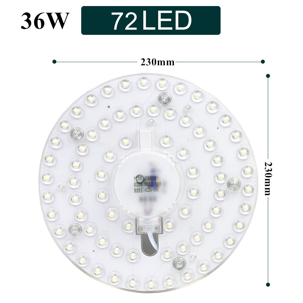 Donwei 12W 18W 24W 36W Lampjes Plaat Gemodificeerde Lichtbron Lamp Indoor Energiebesparende Led verlichting Voor Slaapkamer Woonkamer